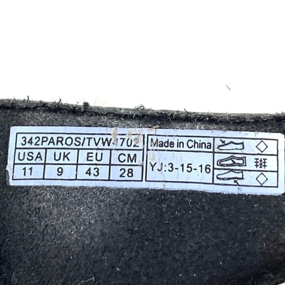 Vionic Womens 342 Paros Strappy Sandals Black Crocodile Skin Flat Hook & Loop 11 - Picture 8 of 10